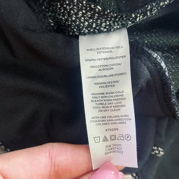 ANN Taylor Loft Women Gray Casual Skirt- M - Picture 6 of 6